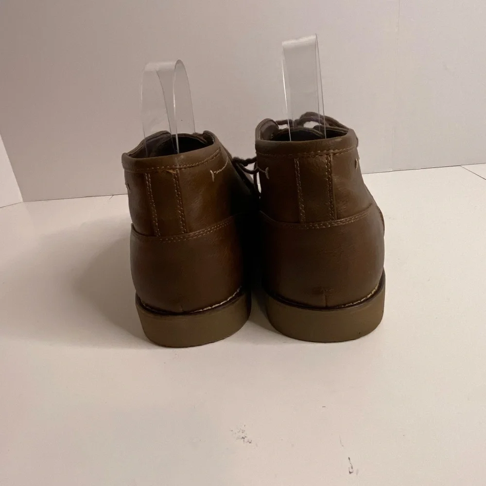 Men's Dexter Comfort Memory Foam Brown Lace up Ankle Boots Size‎ 13